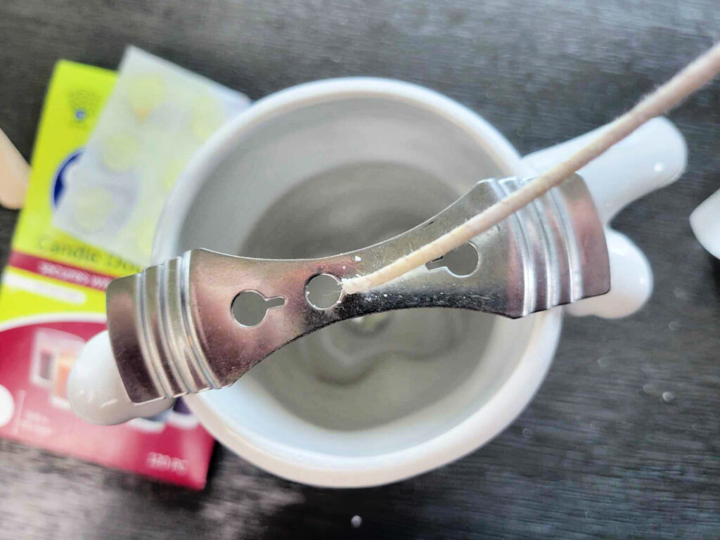 Candle-making supplies and melting wax
