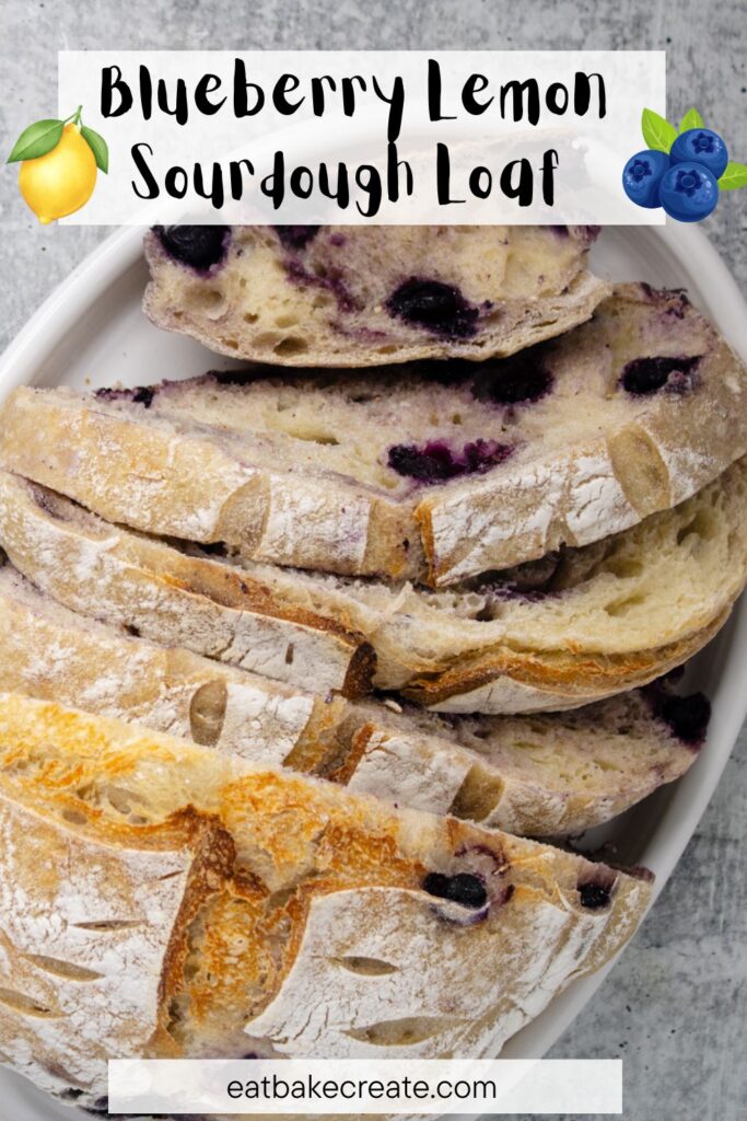Blueberry Lemon Sourdough Loaf 3 1