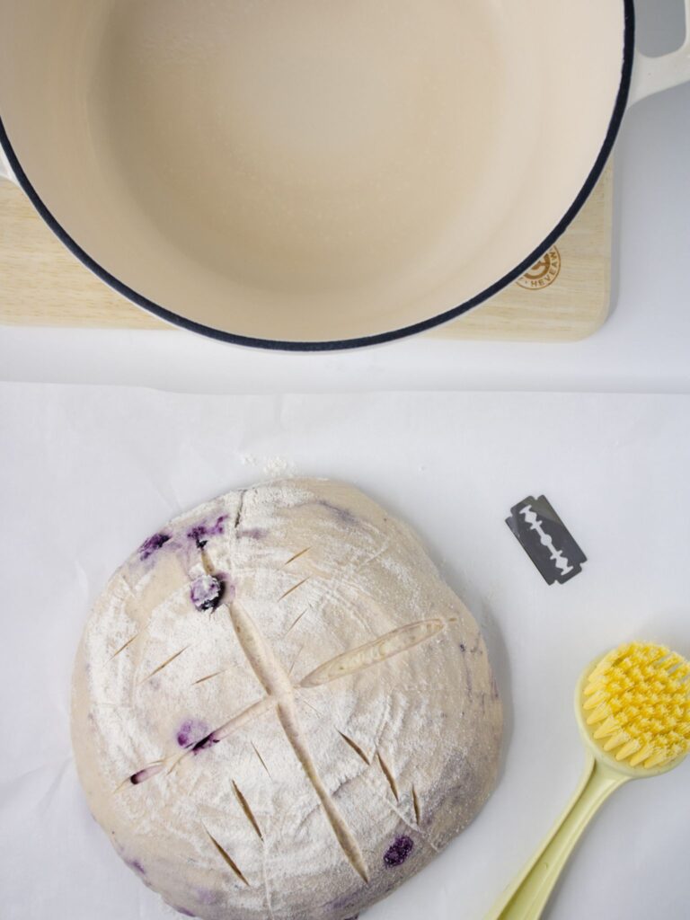 Lemon Blueberry Sourdough Loaf