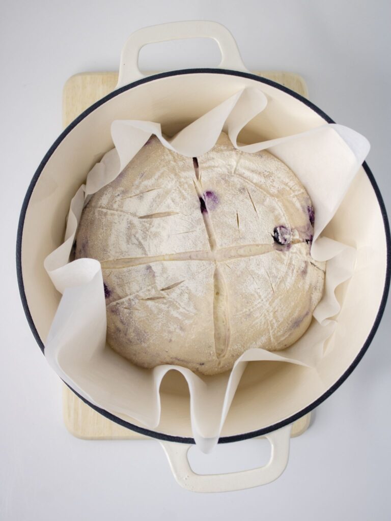 Lemon Blueberry Sourdough Loaf