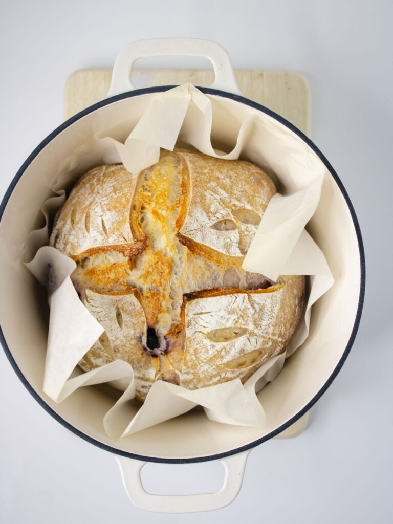 Lemon Blueberry Sourdough Loaf