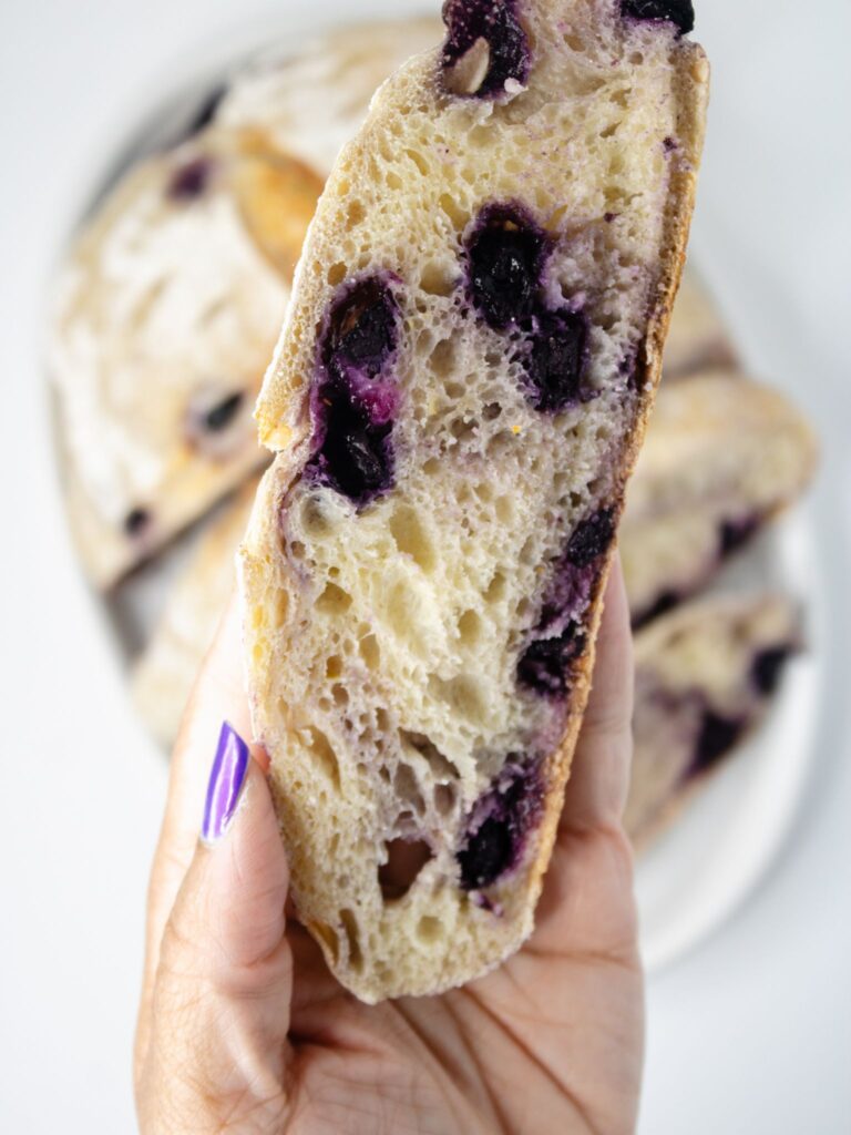 Lemon Blueberry Sourdough Loaf