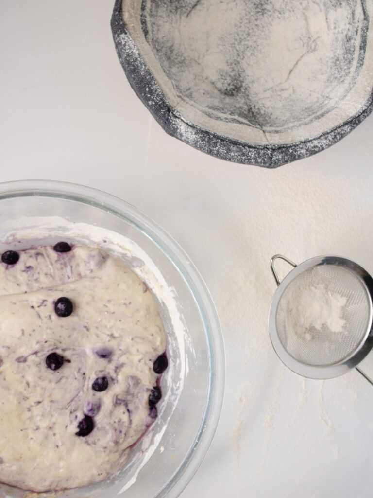 Lemon Blueberry Sourdough Loaf