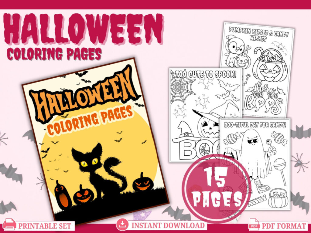Printable Halloween Coloring Pages