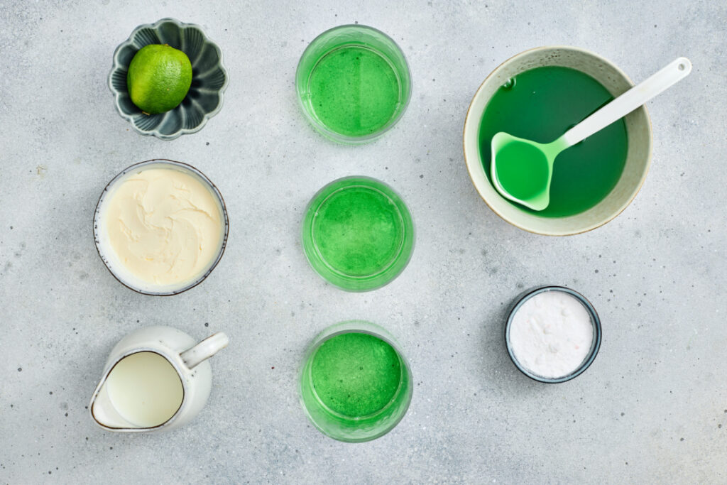 St. Patrick’s Day Green Jello Parfaits